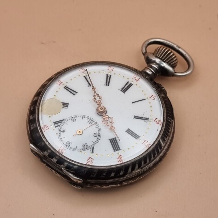 Montre De Poche Censi CPink01 - Broche Médecin Infirmière, Mouvement Quartz, Cadran Analogique