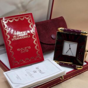 Réveil de voyage Must de Cartier