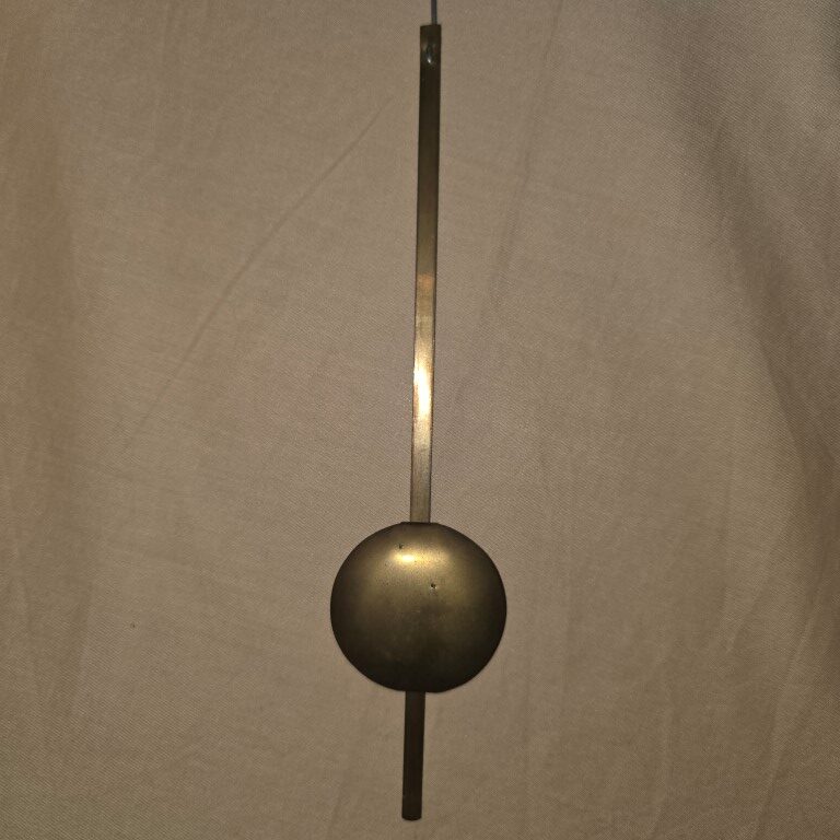 Pendule foret noir à cadran peint – Image 7