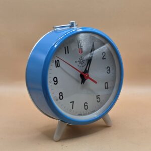 Alternative view of Réveil bleu Helm Brand avec boite et document