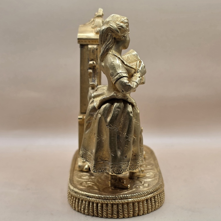 Encrier en trompe l'œil doré – Image 3